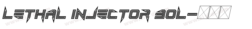 Lethal Injector Bol字体转换